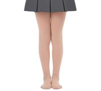 Mayoii Mallas térmicas para niñas, leggings térmicos con forro polar para invierno, cálidos, opacos, suaves, elásticos, para clima frío, color carne, 12-14 años