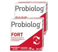 Mayoly Spindler Probiolog Fort - Complementos alimenticios - Sistema digestivo - Lote de 2 cajas de 30 cápsulas.