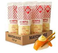 Mayonesa japonesa, Mayonesa sin gluten, salsa emulsionada popular en la cocina japonesa, Sabor umami distintivo, 6 paquetes de 450 g cada uno