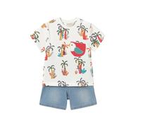 Mayoral 1216-25 - Conjunto pantalón Tejano y Camiseta bebé bebé-niños Color: Estampado Talla: 4/6