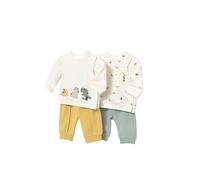Mayoral Chandal Bebe Niño - Regalos originales para bebes recien nacidos - Conjunto de ropa Bebe - 4 Piezas - Sudadera y pantalón chandal largo -bebe Niño de 0 meses a 18 meses (Miel-lluvi, 3 meses)