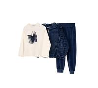Mayoral Chandal Niña - Conjunto Niña - Pack de 3 Piezas - Chaqueta con Capucha y Cremallera - Camiseta Manga Larga - Pantalón Chandal Niña - Ropa para niñas de 2 años a 8 años (Marino, 2 años)