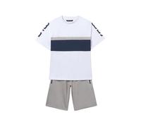 Mayoral Chandal Niño Verano - Conjunto Deportivo- Algodón - Conjunto Verano - Sport - Camiseta manga corta y Pantalon corto - De 8 años a 16 años (Shitake, 8 años)