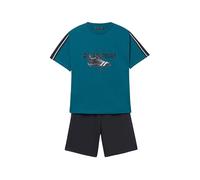 Mayoral Chandal Niño Verano - Conjunto Deportivo- Algodón - Conjunto Verano - Sport - Camiseta manga corta y Pantalon corto - De 8 años a 16 años (Aqua, 16 años)
