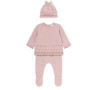 Mayoral Conj. calça c/pé e Gorro para bebé niña 1-2 Meses (60cm)
