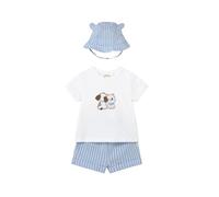 Mayoral Conj. Pantalon Corto y Gorro para bebé niño 12 Meses (80cm)