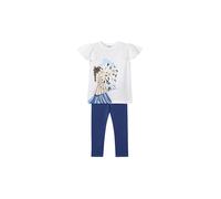 MAYORAL Conjunto de niña de 2 piezas, camiseta y leggings azul oscuro | 92