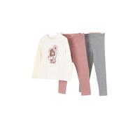 Mayoral Conjunto Niña - Conjunto deportivo Niña - Set Camiseta Manga larga y pack 2 Leggins Niña - Para el Invierno - Ropa para niñas de 2 años a 8 años (Maquillaje, 4 años)