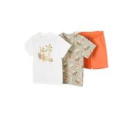 Mayoral Conjunto Niño Verano 3 Piezas - 2 Camisetas Manga Corta y Bermuda - Ropa Infantil Cómoda 2 a 9 Años (Bambu, 6 años)