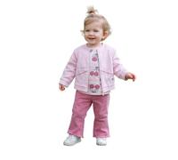 Mayoral Conjunto primaveral niña 18 meses - 86 cm color rosa tema cerezas compuesto por 3 piezas