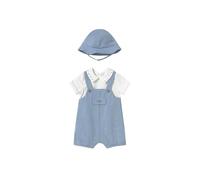 Mayoral - Pelele peto simulado y gorro Bebé Rivera - MESES 0-1 Meses