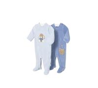 Mayoral Set 2 Peleles tundosado para bebé niño 4-6 Meses (70cm)