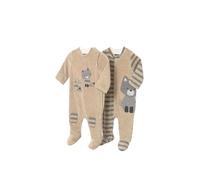 Mayoral Set 2 Peleles tundosado para bebé niño 6-9 Meses (75cm)
