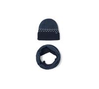 MAYORAL Set infantil de 2 piezas, gorro y bufanda azul oscuro | 104