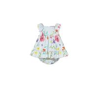 Mayoral Vestido Bebe Niña - Vestido Bebe nVerano - Ropa de Regalo - Vestido Estampado Lino - Ropa de 3 Meses a 18meses (FR/ES, Edad, 9 Meses, Hawaii)