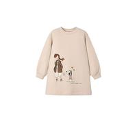 Mayoral Vestido Niña Manga Larga - Vestidos Fiesta Niña - Vestido Invierno Niña - Ropa para niñas de 2 años a 8 años (FR/ES, Edad, 6 años, Regular, Arena)