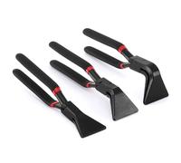 Mayouko Juego de 3 alicates plegables, rectos [0°], [45°] y [90°], acero al carbono negro bruñido