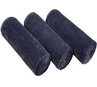 MAYOUTH Toallas Deportivas de Microfibra de Secado rápido y absorbentes, para Gimnasio, Fitness, Yoga, Camping, Paquete de 3, 40 x 80 cm, Color Gris