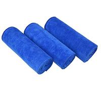 MAYOUTH Toallas Deportivas de Microfibra de Secado rápido y absorbentes, Toallas de Gimnasio para Gimnasio, Fitness, Yoga, Camping, Paquete de 3 Unidades de 40 cm x 80 cm (Azul Oscuro, Paquete de 3,