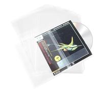 MayRecords 50 fundas exteriores de plástico resellables de 4.7 mil para mini LP SHM-CD fundas de papel - Fundas protectoras transparentes de vinilo para coleccionistas de CD