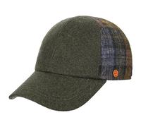 Mayser Gorra Lars Shetland Mujer/Hombre - Made in The EU de Lana béisbol con Visera, Forro, Forro Invierno otoño/Invierno - M (56-57 cm) Verde Oliva