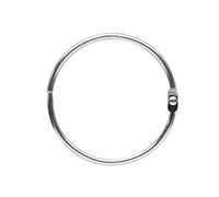 MAYTEX Zenna Home Mills Metal Circular Ducha Anillo, Cromo, Juego de 12