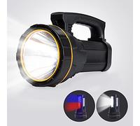 MAYTHANK Linternas Led Alta Potencia Recargable, Linterna Super Potente multifunción Largo Alcance 800M, Linterna pilas 10000MAH 10000 Lumen,Correa Incluido,Para Casa,Camping