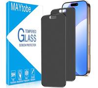 MAYtobe Paquete de 2 protectores de pantalla de privacidad mate para iPhone 16 Pro Max