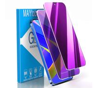 MAYtobe Paquete de 2 protectores de pantalla de privacidad para Google Pixel 10, vidrio templado, antiespía, colorido, morado, antiarañazos, sin burbujas