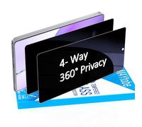 MAYtobe Paquete de 2 protectores de pantalla de privacidad para Samsung Galaxy S25 Ultra, película de vidrio templado de 360 grados, 4 lados, antiespía, antiarañazos, sensible al tacto, sin burbujas