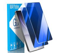 MAYtobe Paquete de 2 protectores de pantalla de privacidad para Samsung Galaxy S26, vidrio templado, antiespía, colorido, azul, antiarañazos, sin burbujas