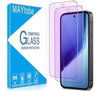 MAYtobe Paquete de 2 protectores de pantalla para Google Pixel 10a de vidrio templado, antiluz azul, protección ocular, sensible al tacto, compatible con fundas, sin burbujas