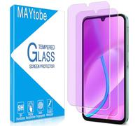 MAYtobe Paquete de 2 protectores de pantalla para Samsung Galaxy A16 5G, A17 5G, vidrio templado, antiluz azul, protección ocular, sensible al tacto, compatible con fundas, sin burbujas
