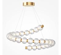 Maytoni Amulet lámpara colgante 1x40 W transparente-oro MOD555PL-L35G3K