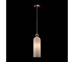 Maytoni Antic colgante, pantalla de vidrio blanco