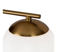 Maytoni Aplique de pared de mármol con pantalla de cristal