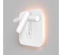 Maytoni Aplique de pared iOS 176 LED, angular, blanco True