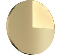 Lámpara De Pared LED De Metal Ø 44,8 Cm Redonda En Latón 3000 K Moderna