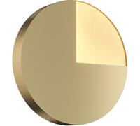 Maytoni Aplique de pared led 8w moderno y elegante circular dorado ø 25 cm