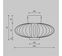 Maytoni aplique de pared LED Amuleto, redondo, Ø 18 cm, transparente / EC:EPREL:1827499