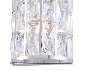 Maytoni Aplique Gelid con placas de vidrio cristal