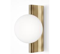 Maytoni Avant-garde lámpara de pared 1x25 W blanco-latón MOD324WL-01BS