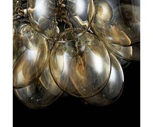 Maytoni Balbo plafón vidrio níquel/ámbar True