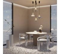Maytoni Bangkok, forma de tambor, transparente, Ø 25 cm, vidrio EC:EPREL:1655048