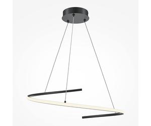 Maytoni Curve lámpara colgante 1x31 W negro MOD242PL-L33BK