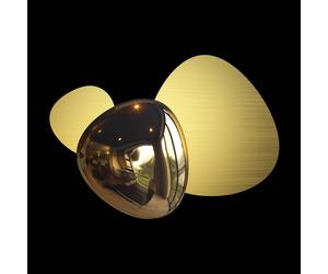 Maytoni Jack-stone aplique LED, 36,6 cm, oro