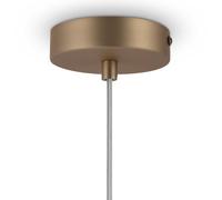 Maytoni Lámpara colgante Basic Form, blanco/oro, 1 luz.