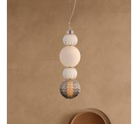 Maytoni lámpara colgante LED Cuello cristal cromo Ø 14,7 cm 3.000 K EC:EPREL:503906