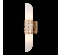 Maytoni Lámpara de pared de cristal tubular Venera dorado