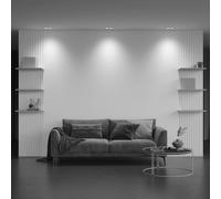 Maytoni lámpara de techo empotrable Zoom blanco 17 x 9 cm 2 luces IP65 True